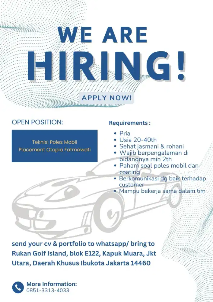 Detailer Coating Mobil