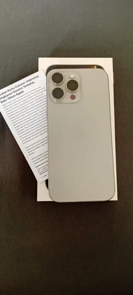 iPhone 16 ProMax 256Gb Natural Titanium Digimap Garansi Resmi