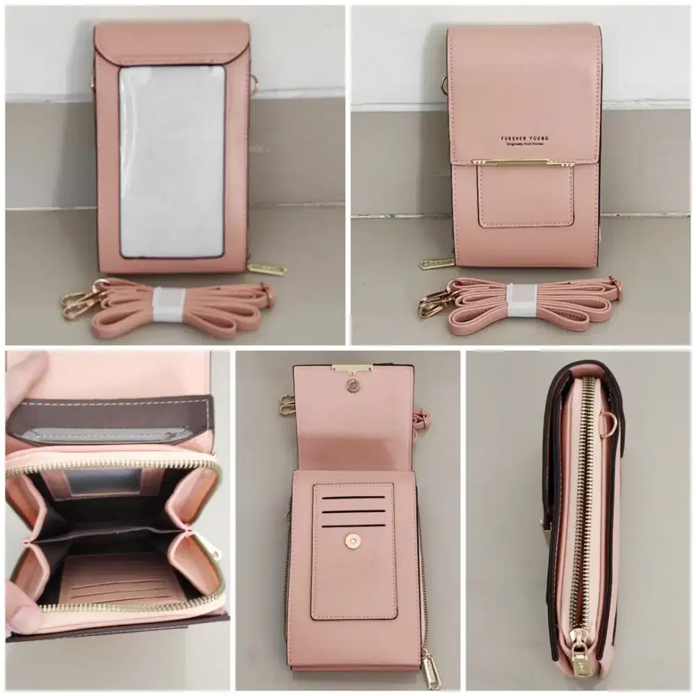 Dompet hp touchscreen Forever Young, baru