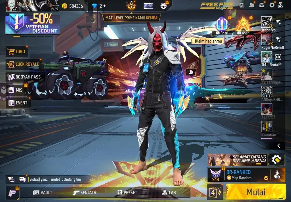 JUAL ACC FREEFIRE