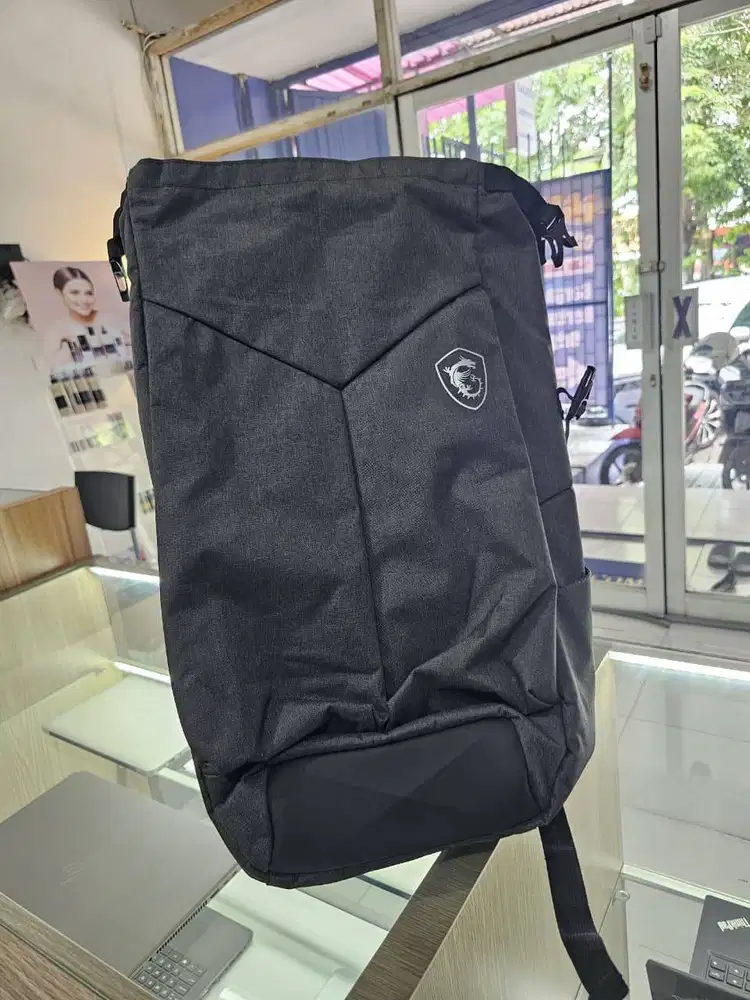 Tas Gamer Gaming MSI ori New cuci gudang logo Putih