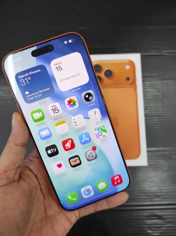Iphone 17Promax 256 orange
Garansi Resmi 
Mulus 97% (lecet pemakaian)