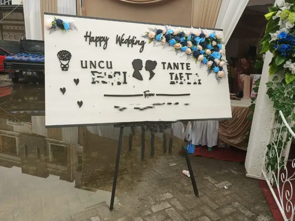 Di jual Papan bunga Rustic & HPL