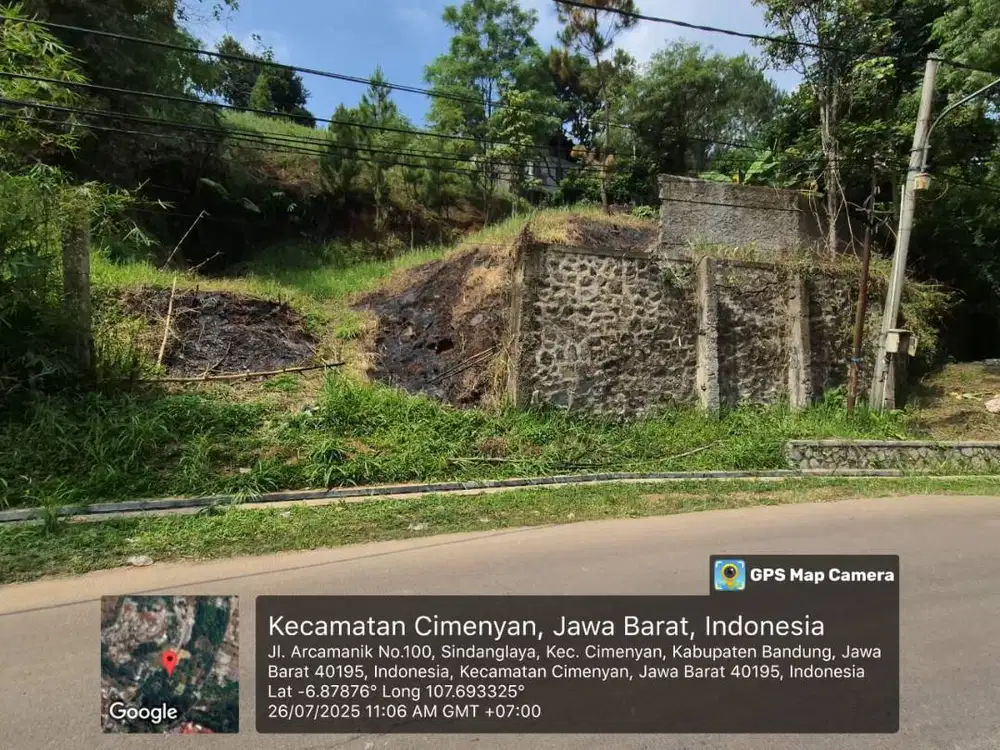 Tanah berkontur di kawasan Bandung Utara view menarik