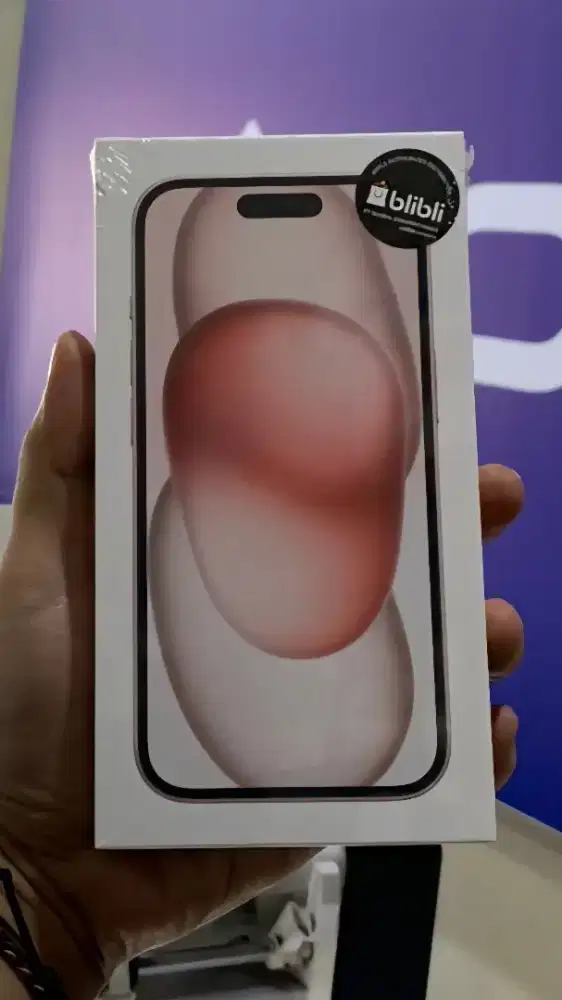 iPhone 15 128GB Pink garansi resmi GDN/BliBli  2 tahun B