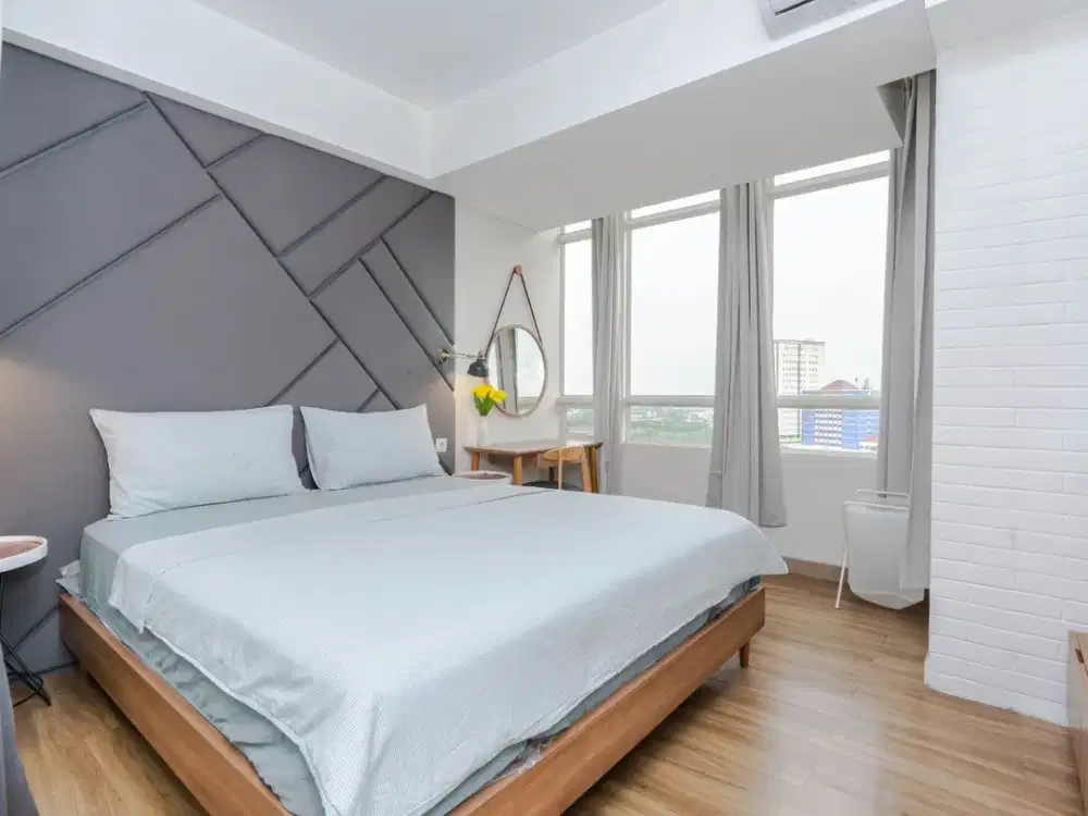 Sewa Apartemen Skandinavia Full Furnished 1 Kamar Tidur Fasilitas Lengkap Akses Langsung Mall
