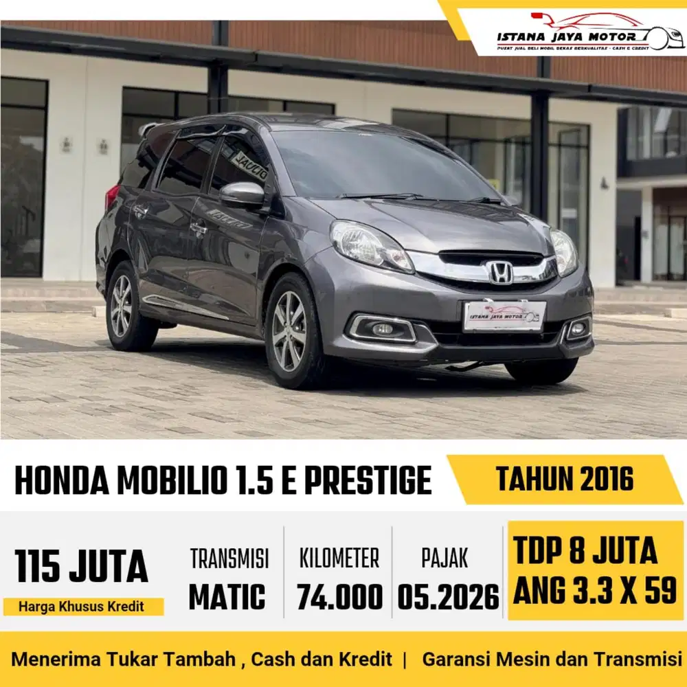 Honda Mobilio E Prestige AT th 2016 #istana jaya motor