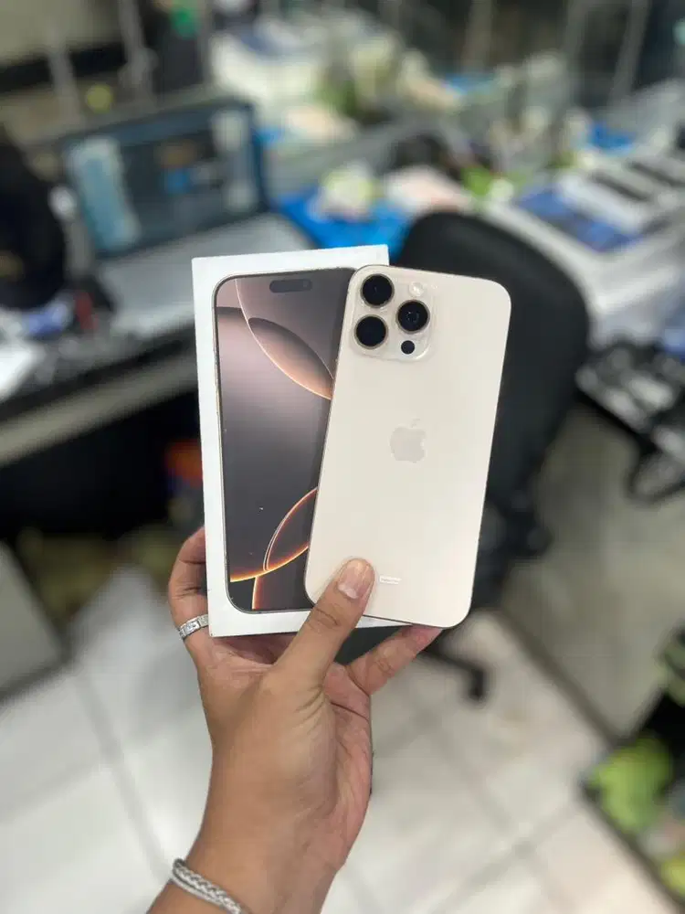 Iphone 16 promax 512gb ibox dessert titanium like new bh100%