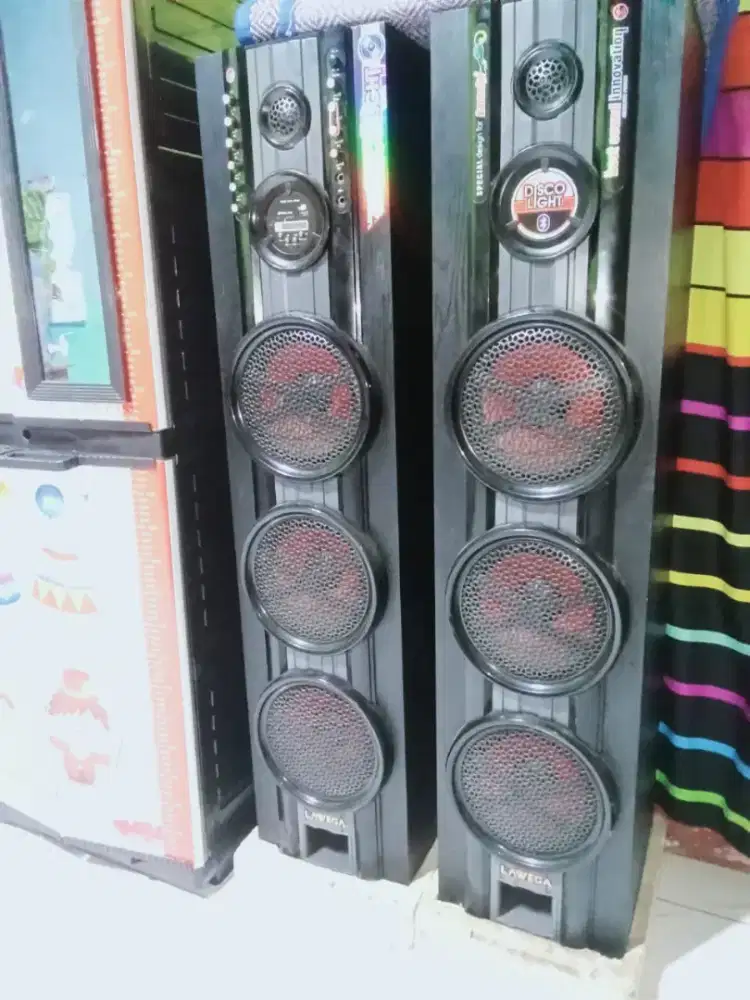 Dijuak speker aktif Dioba 3 lobang