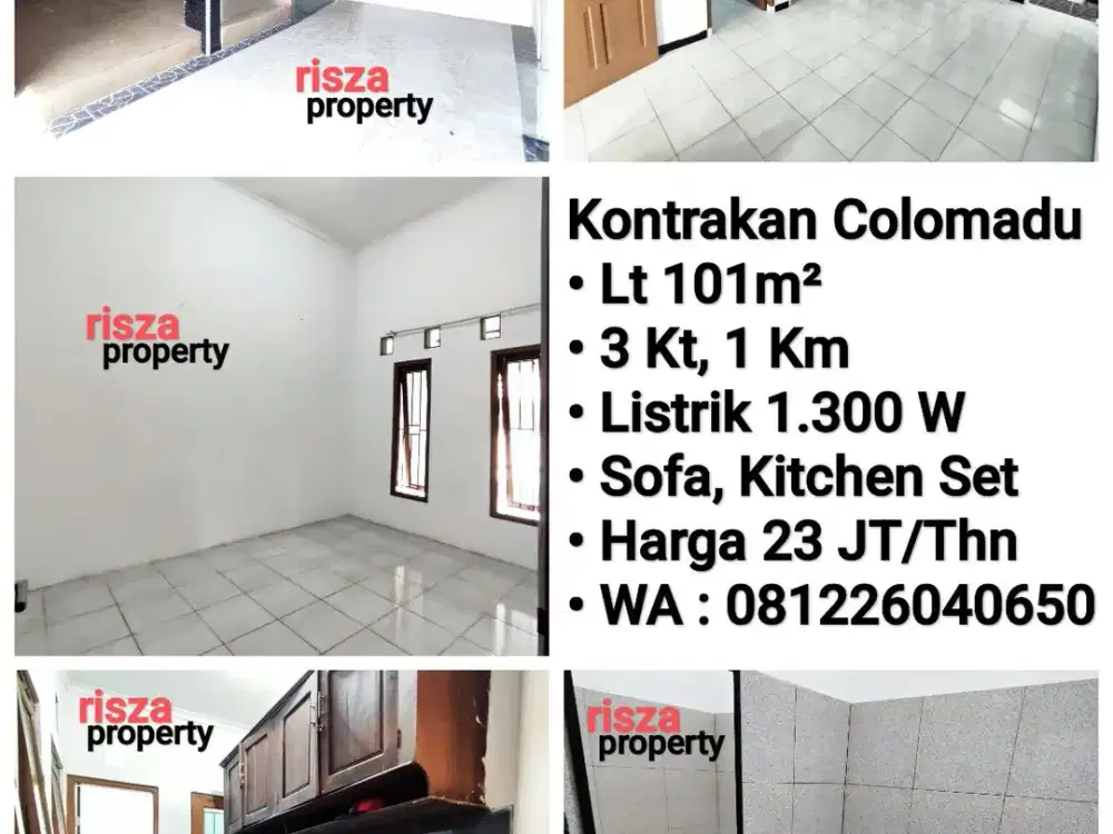 Sewa Rumah Area Colomadu Habsi Renovasi  Dekat Alana, Manahan, UMS