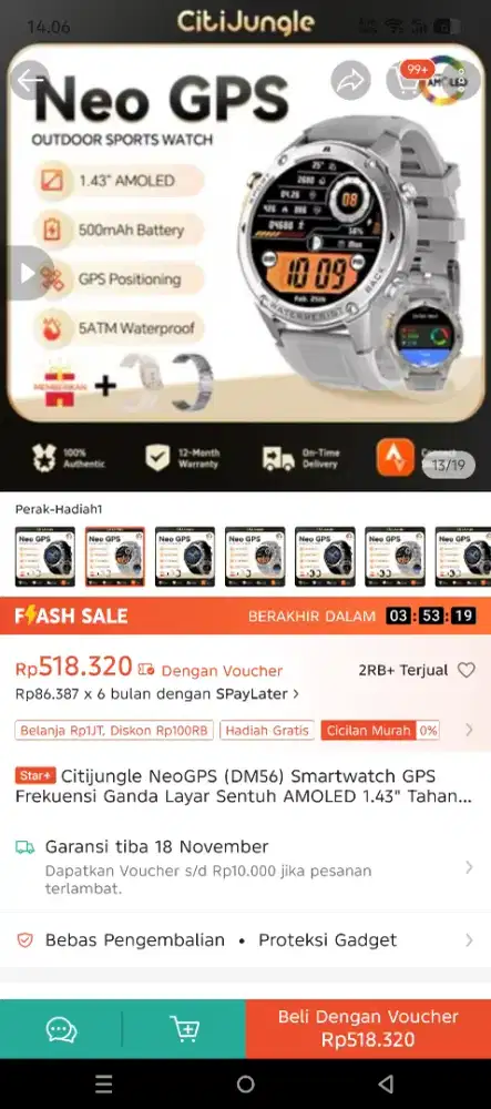 Citijungle neo gps Dm 56.