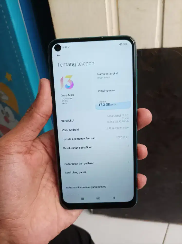 Redmi not 9 4/64 futset