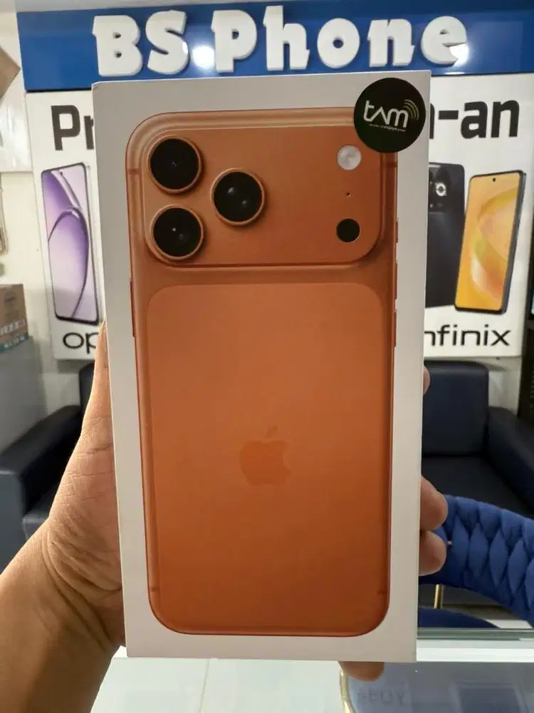 (Baru) iPhone 17 Pro Max 256GB Warna Cosmic Orange Garansi Resmi iBox