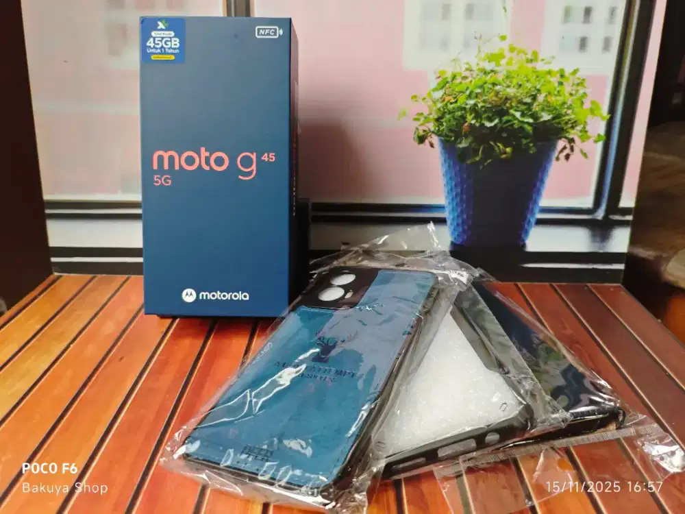 Handphone Motorola G45 5G 8/256GB Blue Second