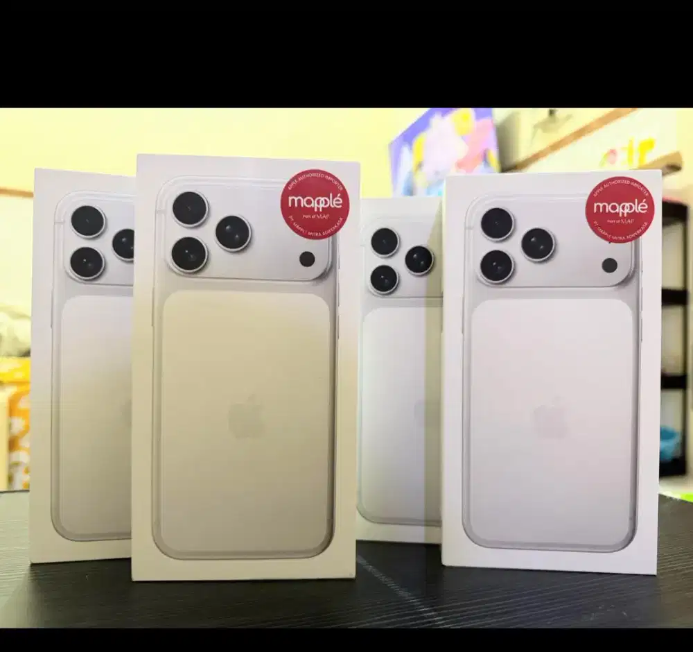 iPhone 17 Promax 256GB iBox warna silver langka