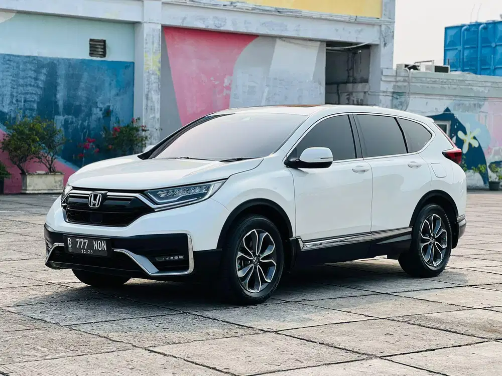 HONDA CRV TURBO PRESTIGE SENSING 2021, PUTIH, KM 40rban