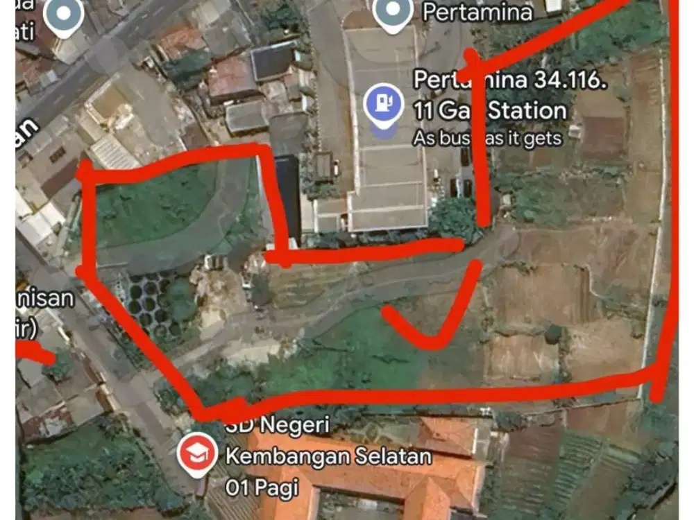 12 Jutaan Murah Banget kavling kembangan 8000 Meter siap Bangun Sekolah, Mall!