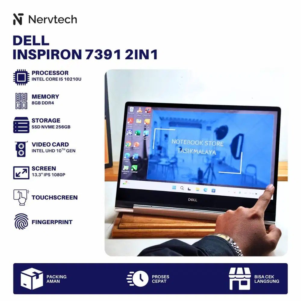Dell Inspiron 7391 2in1 Core i5 10210U 8GB/256GB 1080p x360 Flip Yoga
