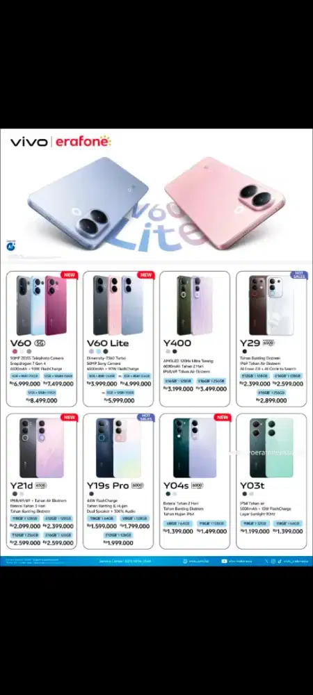 Vivo series bisa tukar tambah atau cicilan