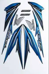 STRIPING LIST HONDA CB VERZA TAHUN 2015