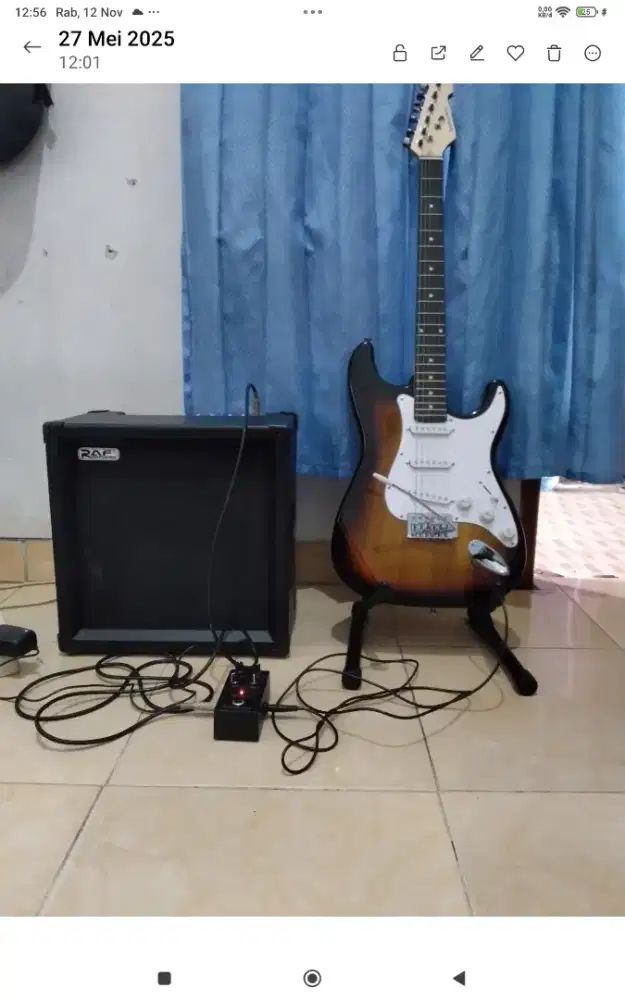 Gitar listrik melodi