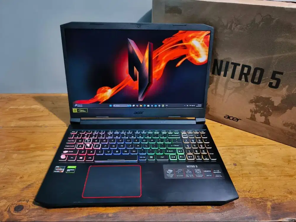 Nitro AN515-44 Ryzen 5 4600H 16/512GB GTX 1650 Ti 4GB FHD 144Hz Fulset