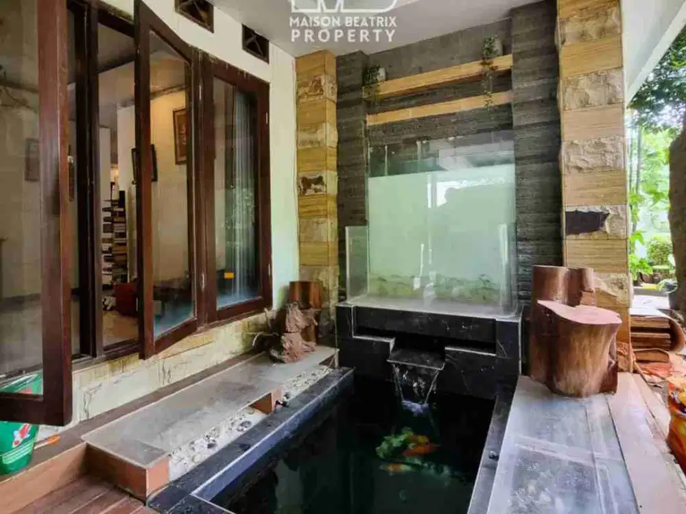 DIJUAL CEPAT RUMAH NYAMAN BERGAYA MODERN ARTISTIC & ETHNIC STRATEGIS DI TAMAN PESON BALI VIEW  - CIPUTAT TIMUR