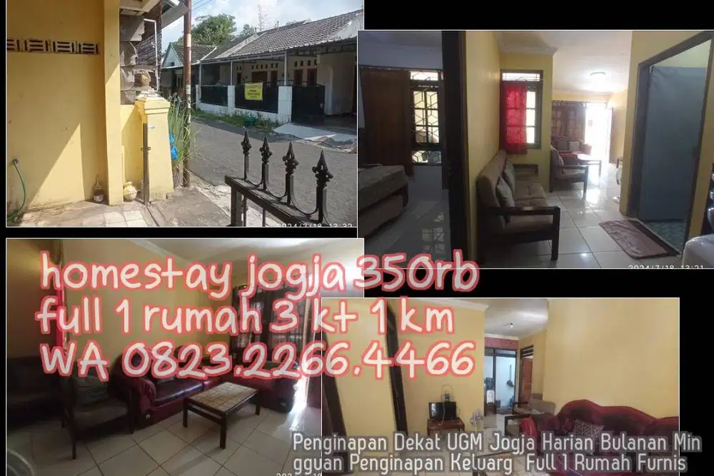 Penginapan Dekat UGM Jogja Harian Bulanan Mingguan Penginapan Keluarg