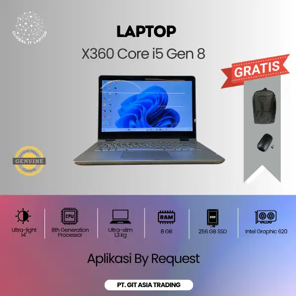 HP PAVILION X360 CORE i5 GEN 8