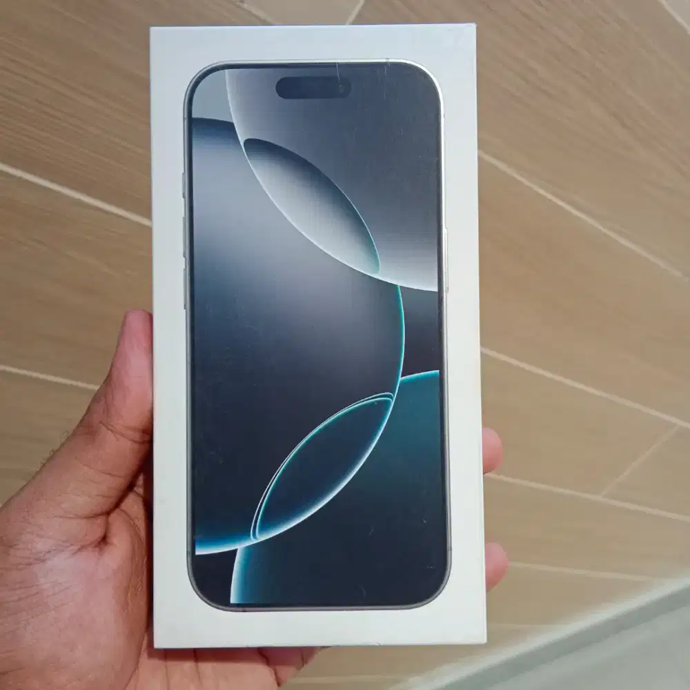 NewSegel GreenPeel iPhone 16Pro WhiteTitanium 128GB Garansi Resmi iBox