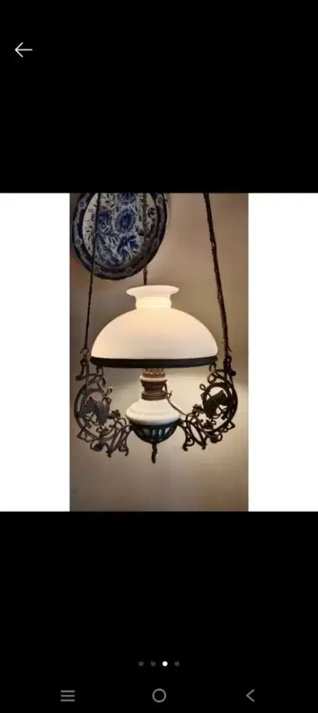 LAMPU GANTUNG JAWA KUNO ASLI