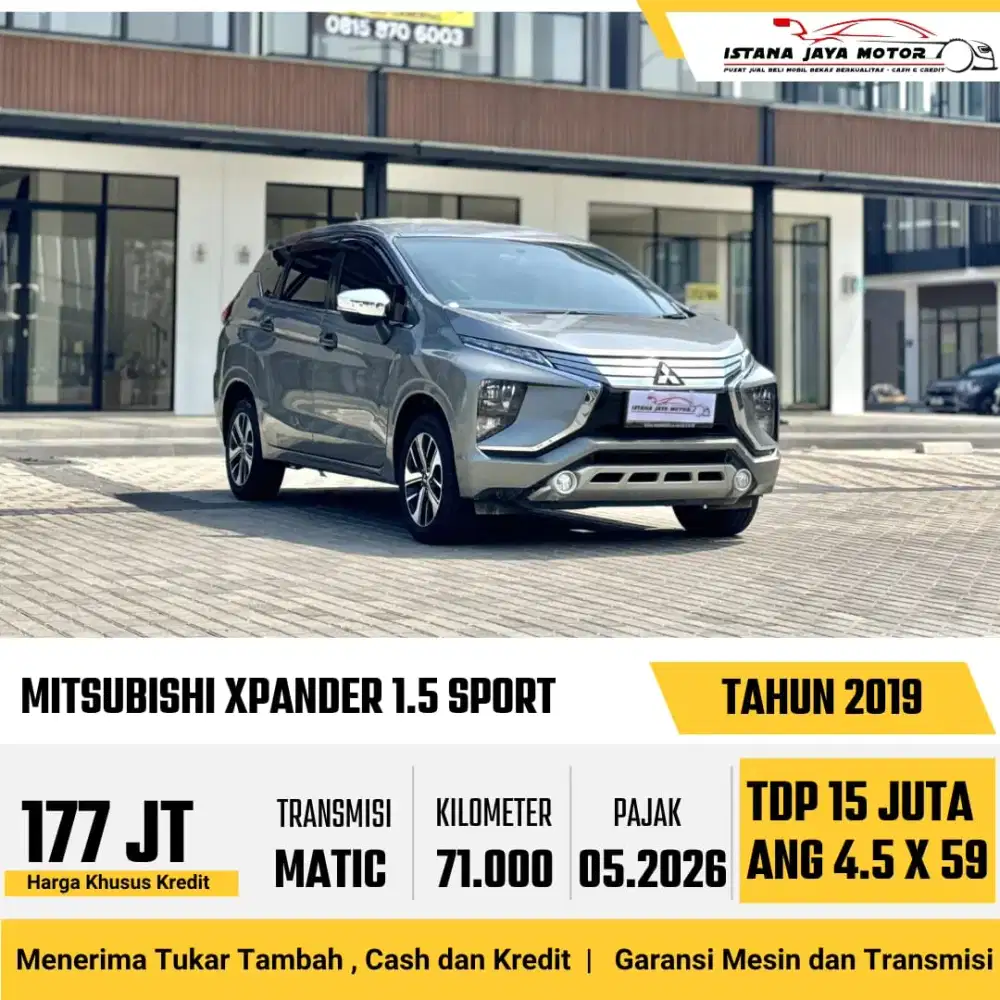 Mitsubishi Xpander Sport AT th 2019 #istana jaya motor