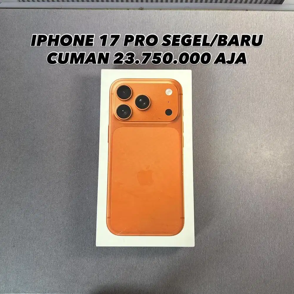 iPhone 17 Pro 256gb Resmi iBox BNIB/SEGEL - Orange