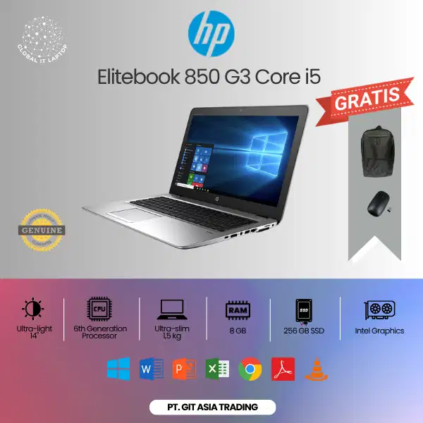 HP ELITEBOOK 850 G3 CORE i5 GEN 6