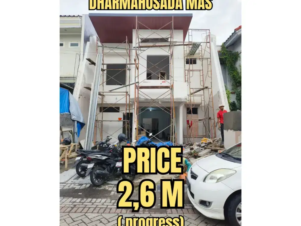 ‼️ON PROGRESS‼️ RUMAH MODERN TROPICAL DHARMAHUSADA MAS SUTOREJO SURABAYA TIMUR