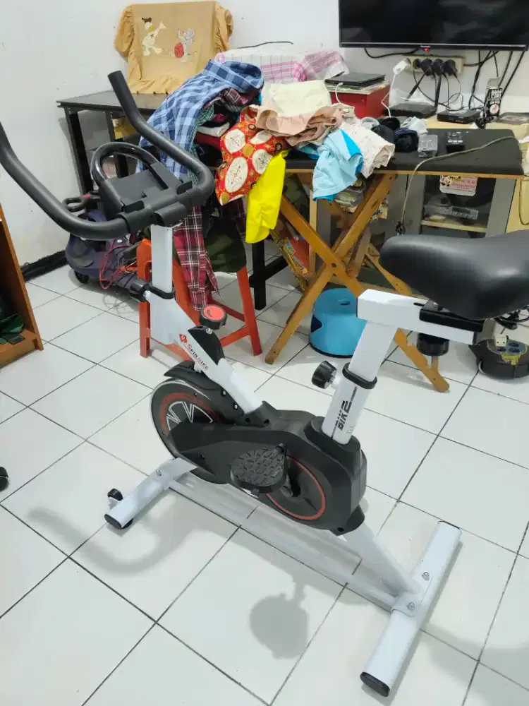 Sepeda Statis Mini Fullset Siap Pakai