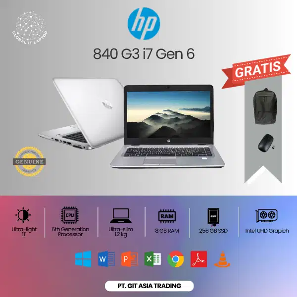 HP 840 G3 CORE i7 GEN 6