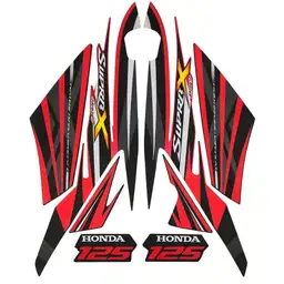 STRIPING LIST HONDA SUPRA X 125 R TAHUN 2008-2009