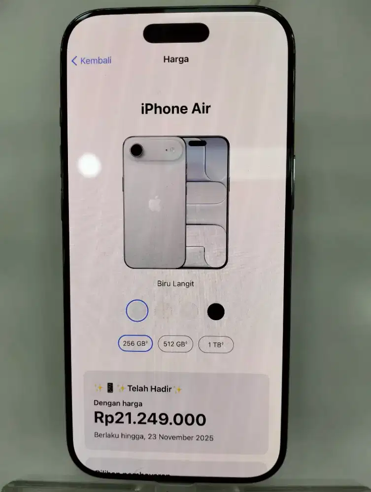 Cicilan Iphone Air promo 0%