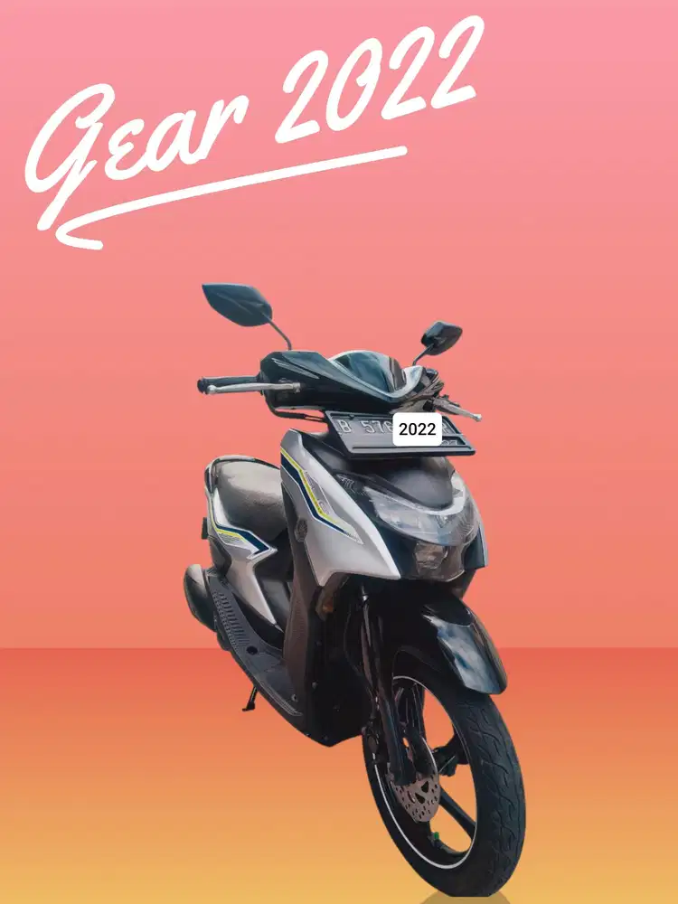 Dp 500rb cicil 725rb Yamaha Gear 125 (Bi jelek bs kredit)