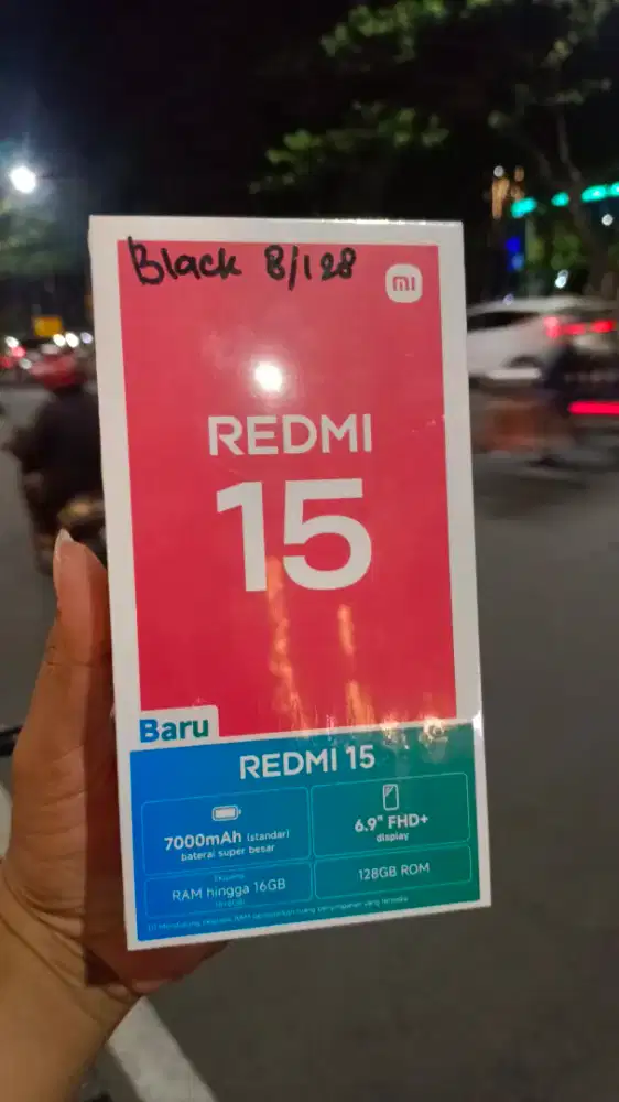 Redmi 15 Ram 8/256GB Garansi Resmi 15bulan