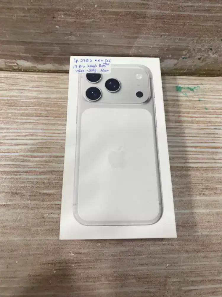 Di jual HP NEW IPHONE 17 PRO SILVER 256GB IBOX