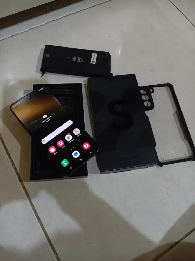 Samsung S22+ 8/256 Sein fullst mlusss 90%, luntur bezel aja hp norml