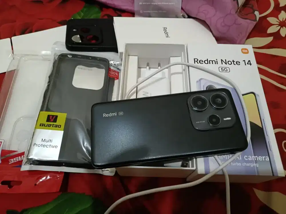 Jual nih redmi note 14 5G 12/512 mulus fulset