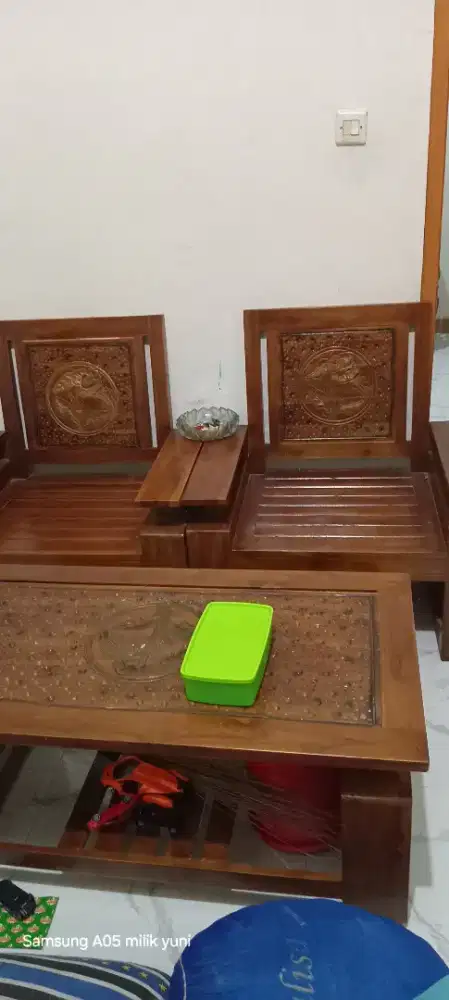 Dijual meja kursi jati