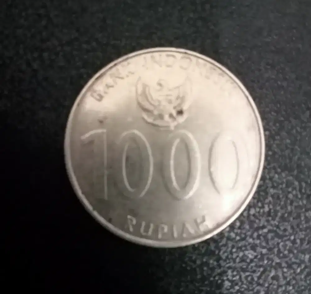 Jual 1 keping uang koin Rp 1.000 Angklung & Gedung Sate tahun 2010