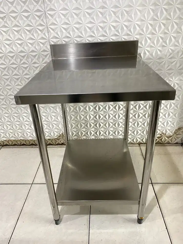 meja stainles 2 susun