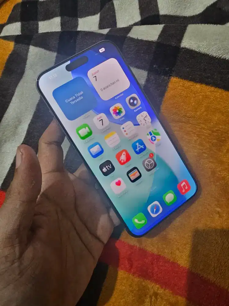 Iphone 15 promax 256 inter AL sim siap reset nominus bs tt