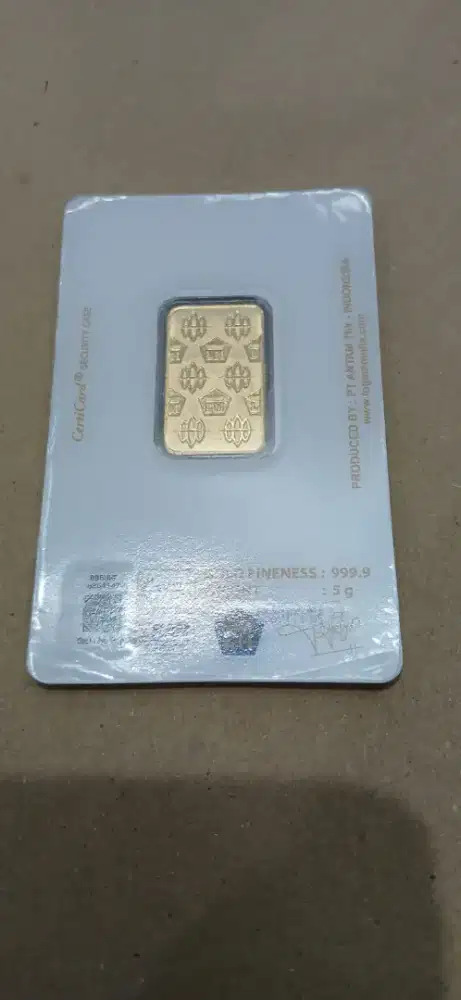 Logam mulia emas antam 5gr RM 2021