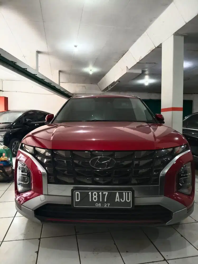 { TDP 5 jt} Hyundai Creta prime one tone 1.5 AT 2022, merah , bagus